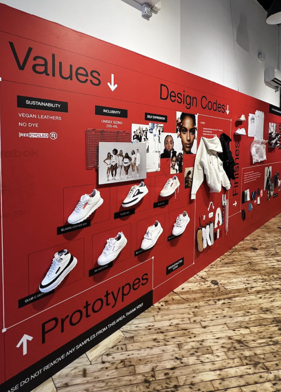 Retail pop-up graphics, visuals, event graphics, pop-up fabrication